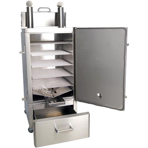 outdoor magic stainless steel smoker box|Fire Magic Stainless Steel Smoker Box With Adjustable Air Vent.